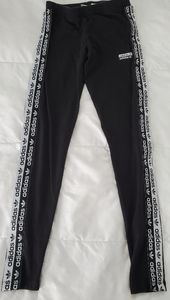 Adidas logo leggings size S